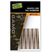 FOX - Převleky na závěsky Edges Camo Naked Line Tail Rubbers 10 ks
