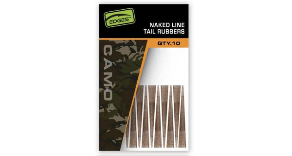 FOX - Převleky na závěsky Edges Camo Naked Line Tail Rubbers 10 ks