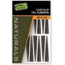 FOX - Převleky na závěsky Edges Naturals Lead Clip Tail Rubbers 10 ks