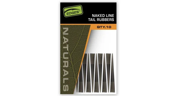 FOX - Převleky na závěsky Edges Naturals Naked Line Tail Rubbers 10 ks