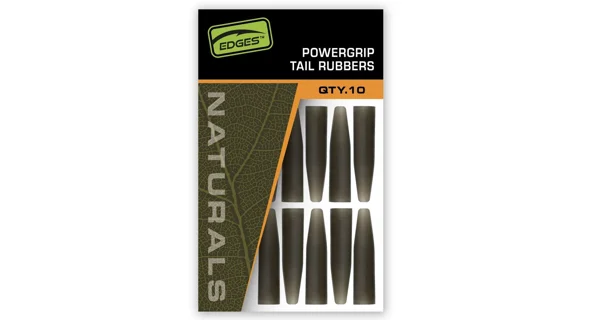 FOX - Převleky na závěsky Edges Naturals Powergrip Tail Rubbers 10 ks