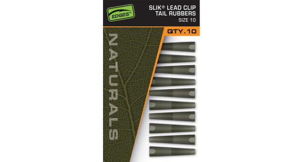 FOX - Převleky Naturals Slik Lead Clips Tail Rubbers vel. 10 10 ks