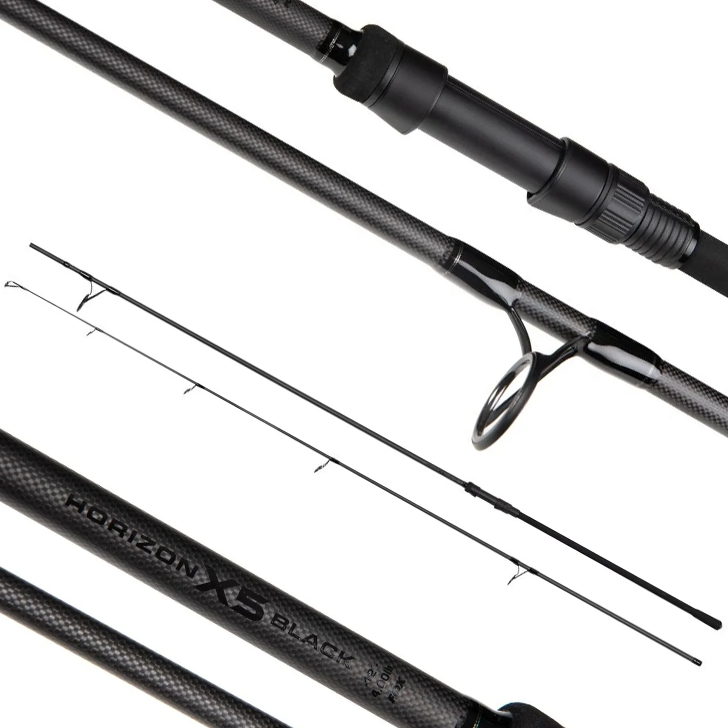 FOX FOX - Prut Horizon X5 Black 3,6 m 4 lb 2 díly
