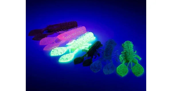FOX RAGE - Gumová nástraha Floating Creature Crayfish 7 cm UV Candy Floss 6 ks
