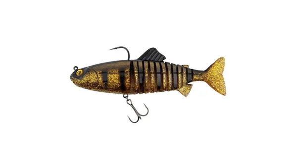 FOX RAGE - Gumová nástraha Jointed Replicant Golden Perch 120 g 20 cm