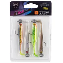 FOX RAGE - Gumová nástraha Mini Tiddler Mixed Colour Packs Loaded 7 cm 4 ks