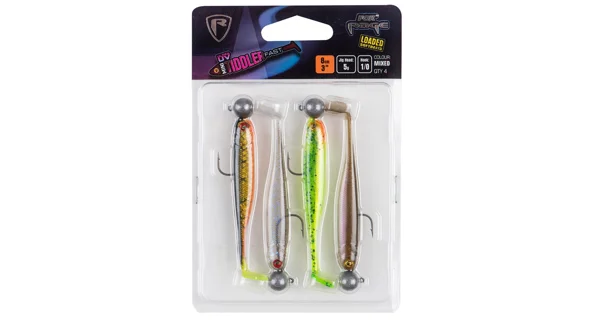 FOX RAGE - Gumová nástraha Mini Tiddler Mixed Colour Packs Loaded 7 cm 4 ks