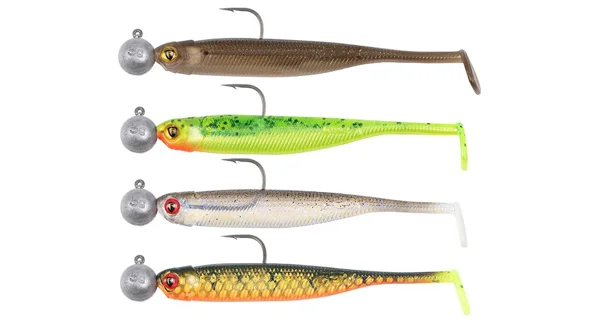 FOX RAGE - Gumová nástraha Mini Tiddler Mixed Colour Packs Loaded 7 cm 4 ks