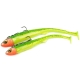 FOX RAGE - Gumová nástraha Pelagic Ready Rig Slick Fast Lemon Tiger 18 cm 40 g