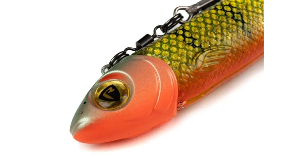 FOX RAGE - Gumová nástraha Pelagic Ready Rig Slick Fast Natural Perch 21 cm 60 g