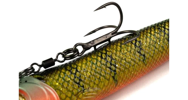 FOX RAGE - Gumová nástraha Pelagic Ready Rig Slick Fast Natural Perch 21 cm 60 g