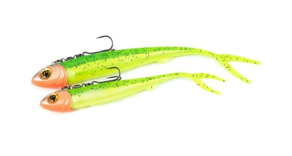 FOX RAGE - Gumová nástraha Pelagic Ready Rig Slick Finesse Lemon Tiger 16 cm 40 g