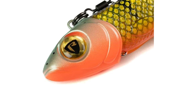 FOX RAGE - Gumová nástraha Pelagic Ready Rig Slick Finesse Natural Perch 16 cm 40 g