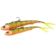 FOX RAGE - Gumová nástraha Pelagic Ready Rig Slick Finesse Natural Perch 16 cm 40 g