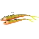 FOX RAGE - Gumová nástraha Pelagic Ready Rig Slick Finesse Natural Perch 16 cm 40 g