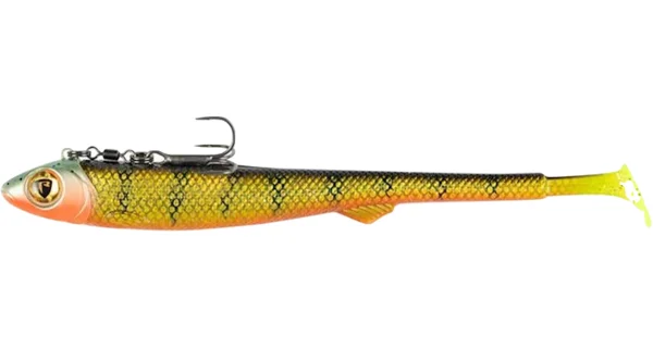 FOX RAGE - Gumová nástraha Pelagic Ready Rig Slick Finesse Natural Perch 21 cm 60 g