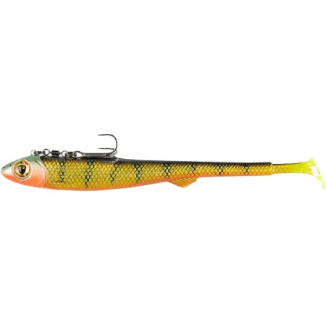 FOX RAGE - Gumová nástraha Pelagic Ready Rig Slick Finesse Natural Perch 21 cm 60 g