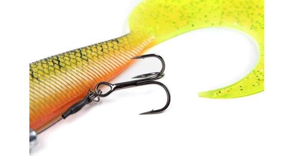 FOX RAGE - Gumová nástraha Pro Grub Loaded 12 cm UV Glitter Perch