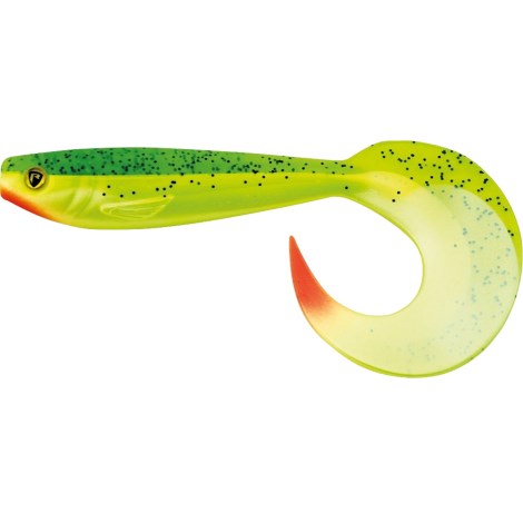 FOX RAGE - Gumová nástraha Pro Grub UV Lemon Tiger 12 cm