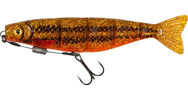 FOX RAGE - Gumová nástraha Pro Shad Jointed Loaded UV Goldie 14 cm 24 g