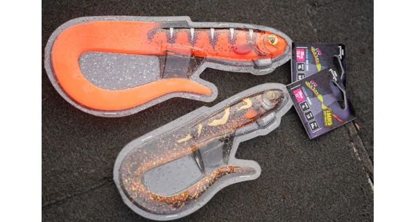 FOX RAGE - Gumová nástraha Slick Eel Loaded UV Hot Olive vel. 2 21 cm