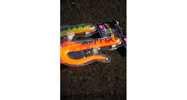 FOX RAGE - Gumová nástraha Slick Eel Loaded UV Hot Olive vel. 2 21 cm