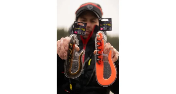 FOX RAGE - Gumová nástraha Slick Eel Loaded UV Hot Olive vel. 2 21 cm