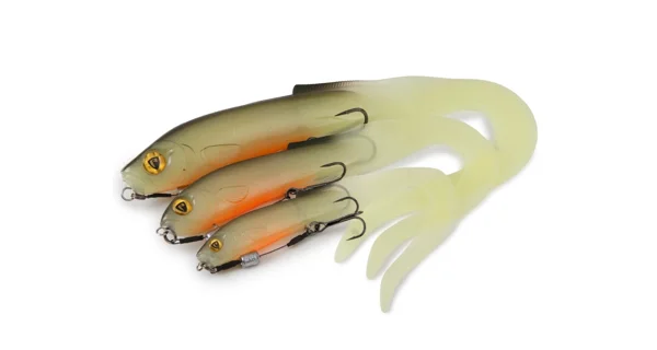 FOX RAGE - Gumová nástraha Slick Eel Loaded UV Perch vel. 2 21 cm