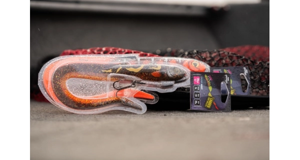 FOX RAGE - Gumová nástraha Slick Eel UV Hot Olive vel. 1/0 28 cm