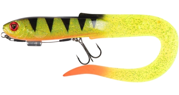 FOX RAGE - Gumová nástraha Slick Eel UV Perch vel. 1/0 28 cm
