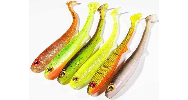 FOX RAGE - Gumová nástraha Slick Fast Super Soft UV Green Pumpkin 21 cm