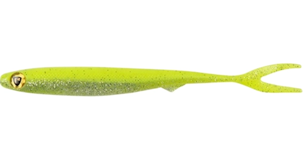 FOX RAGE - Gumová nástraha Slick Finesse Super Soft UV Chartreuse Ayu 16 cm