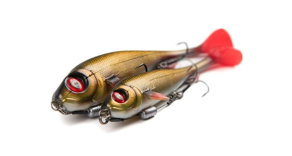FOX RAGE - Gumová nástraha Super Slick Shad Loaded UV Golden Prey 18 cm