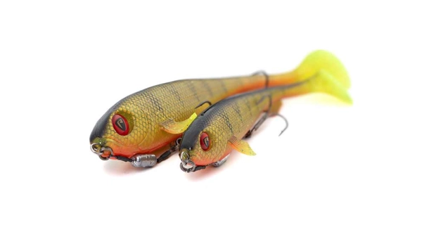 FOX RAGE - Gumová nástraha Super Slick Shad Loaded UV Natural Perch 18 cm