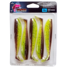 FOX RAGE - Gumová nástraha Zander Pro Shad Ultra UV Single Colour Packs Green Pumpkin 12 cm 5 ks