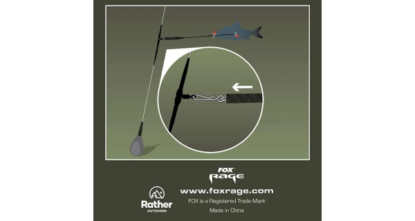 FOX RAGE - Hotový návazec Kwik Change Paternoster Trace Barbed 40 lb vel. 8
