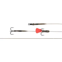 FOX RAGE - Hotový návazec Twin Treble Trace Barbed 40 lb vel. 6