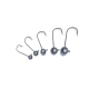 FOX RAGE - Jigová hlava Finesse Jig Heads 3 ks 5 g vel. 3/0