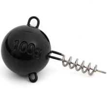 FOX RAGE - Jigová hlava Palagic Screws UV Green Pumpkin 100 g 12 ks