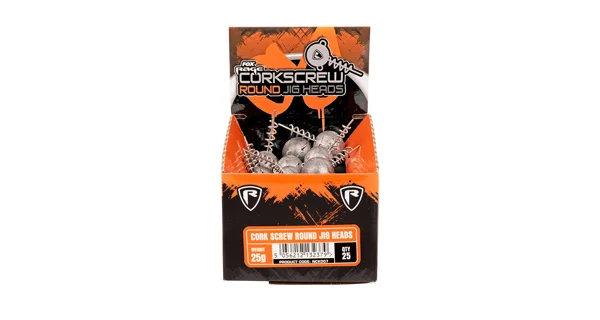 FOX RAGE - Jigová hlavička Corkscrew Round Jig Heads 25 g