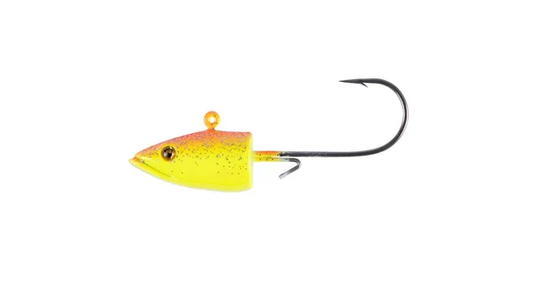 FOX RAGE - Jigová hlavička Eel Head Green Pumpkin vel. 3/0 25 g 3 ks