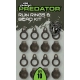 FOX RAGE - Korálky a kroužky Camo Run Rings & Bead Kit 10 ks