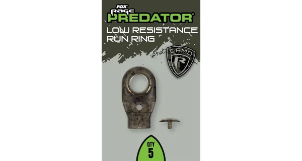 FOX RAGE - Kroužky a kolíčky Camo Low Resistance Run Ring 5 ks