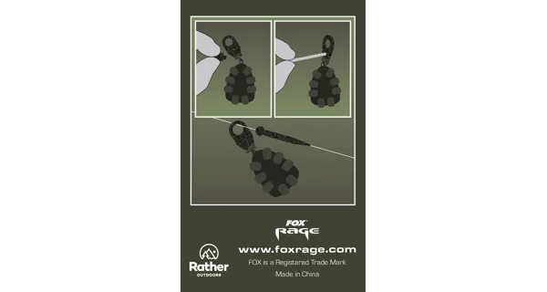 FOX RAGE - Kroužky a kolíčky Camo Low Resistance Run Ring 5 ks