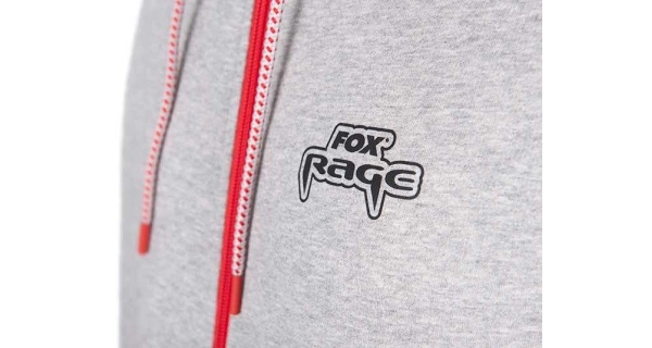 FOX RAGE - Mikina Voyager Hoody světle šedá vel. M