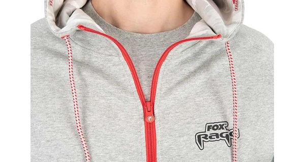 FOX RAGE - Mikina Voyager Hoody světle šedá vel. M