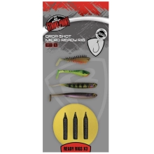 FOX RAGE - Montáž Drop Shot Micro Ready Rig vel. 8 3 ks