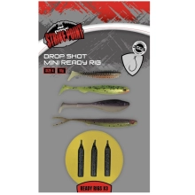 FOX RAGE - Montáž Drop Shot Mini Ready Rig vel. 4 3 ks