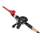 FOX RAGE - Návlek Rod Shield Spin Casting 186 cm Červený