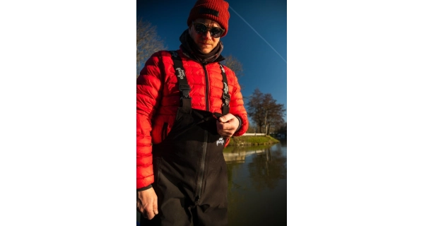 FOX RAGE - Oblek RageWear Rainsuit Salopettes Jacket vel. L
